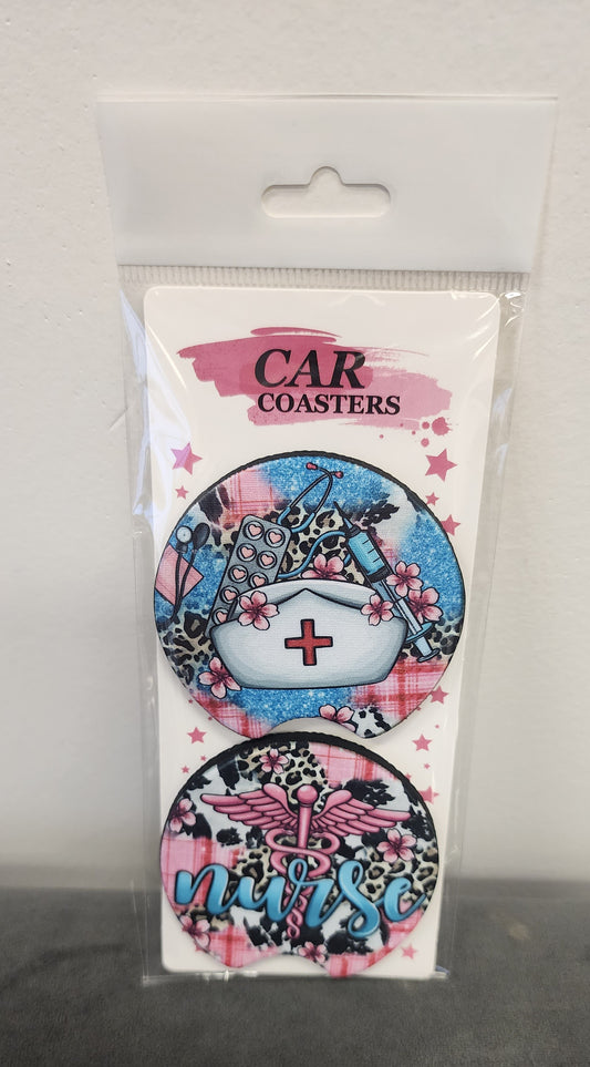 Nurse Life Car Coaster