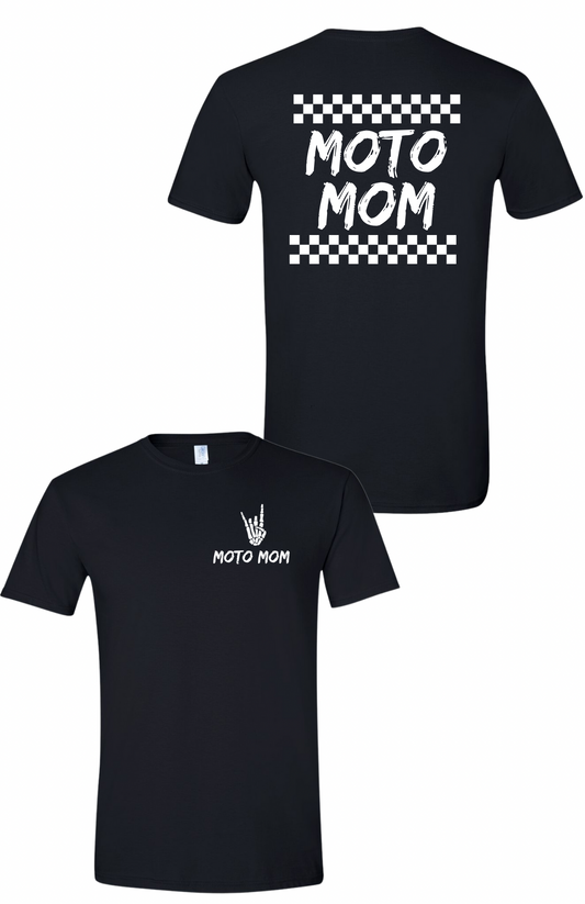 Moto Mom Graphic T-shirt-MADE TO ORDER