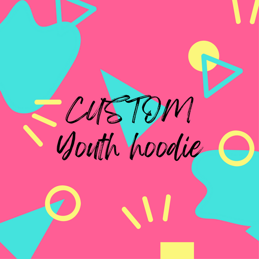 Custom Youth Hooded Sweatshirts w/Bleaching or TyeDye