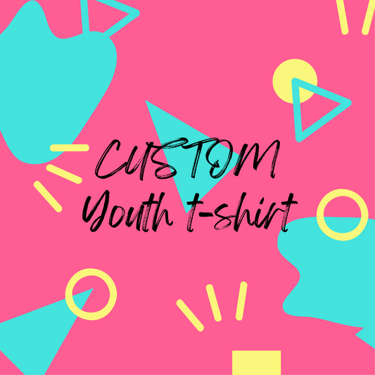 Custom Youth T-shirt w/Bleaching or TyeDye