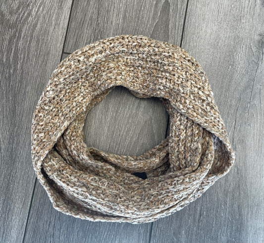 Taupe knitted infinity scarf-final sale